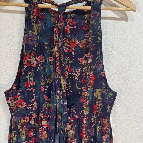 Natural Life Floral Halter Maxi Dress size Large - Picture 7 of 7